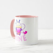 MUG BEE MINE - BE MINE FUNNY VALENTINE DAME (Devant gauche)