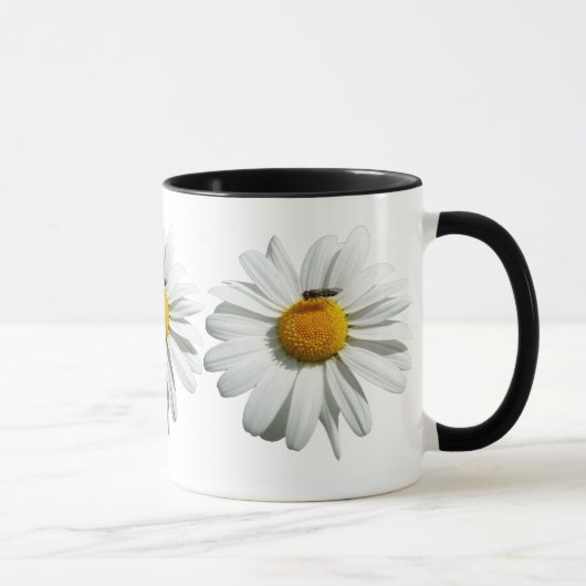 Mug Bee on Daisy Alaskan Summer Nature (Droite)