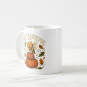 Mug Bee Thankful Art Citrouille d'automne (Devant gauche)