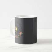 Mug Bee Thankful Funny Thanksgiving Fall Season Pun Qu (Devant gauche)