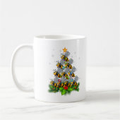 Mug Bee Tree Christmas Funny Bee Christmas Lover (Gauche)
