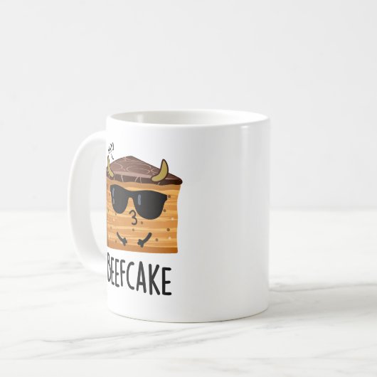 Mug Beefcake Funny Cake Pun (Devant gauche)