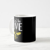 Mug Beekeepers King Of The Hive Funny Bee Whisper Gift (Devant gauche)
