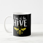 Mug Beekeepers King Of The Hive Funny Bee Whisper Gift (Gauche)