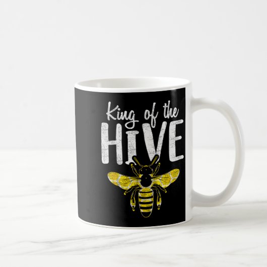 Mug Beekeepers King Of The Hive Funny Bee Whisper Gift (Droite)