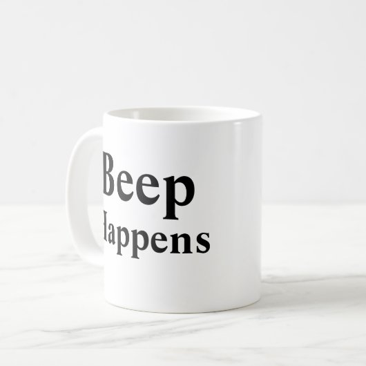 Mug Beep Arrive (Devant gauche)