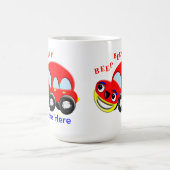 Mug Béep Beep de voiture de caricature pour enfants mi (Centre)