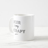 Mug Beer is my therapy (Devant gauche)