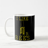 Mug Bees & Beer - Funny Quote Beekeeng Beekeeper G (Gauche)