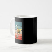 Mug Bees Badminton Dynamic Cartoonish Artwork Funny Pl (Devant gauche)