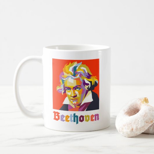Mug Beethoven 2 (Avec donut)