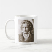 Mug Beethoven À Sepia (Gauche)