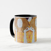 Mug Beethoven Frieze (détail), Gustav Klimt (Devant gauche)