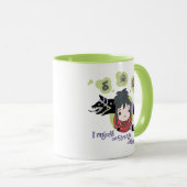 Mug Beetlejus | Chibi Lydia "Étrange et inhabituel" (Devant droit)
