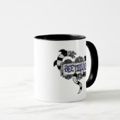 Mug Beetlejus | Vapeur de sable enroulé sur le logo Be (Devant droit)