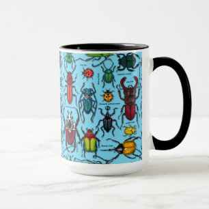 Mug Beetons sur bleu