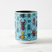 Mug Beetons sur bleu (Centre)