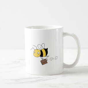Mug Beezness Bee, Fatigué Stress Bee Holding Porte-doc