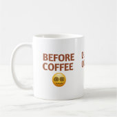 Mug Before During After Coffee Mood Vector Art (Gauche)