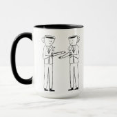 Mug Behind every successful person is a strong cup (Gauche)