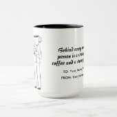 Mug Behind every successful person is a strong cup (Centre)