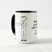 Mug Behind every successful person is a strong cup (Devant gauche)