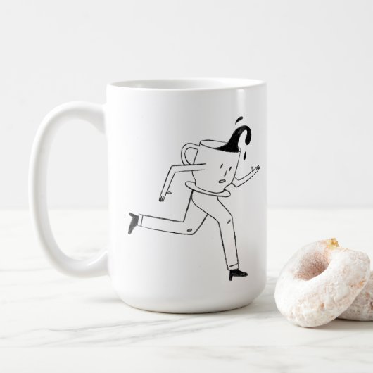 Mug Behind every successful person is a strong cup (Avec donut)