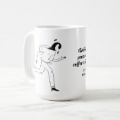 Mug Behind every successful person is a strong cup (Devant gauche)