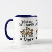 Behind Every Woman Are A Lot Of Dogs