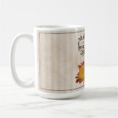 Mug Beige Thanksgiving Citrouilles et Squash (Gauche)