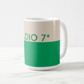 Mug Beige vert - Série naturelle (Devant droit)