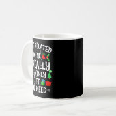 Mug Being Related To Me Funny Family Humor Joke Xmas P (Devant gauche)