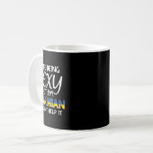 Mug Being Y Ukrainian Funny Ukraine  (Devant gauche)