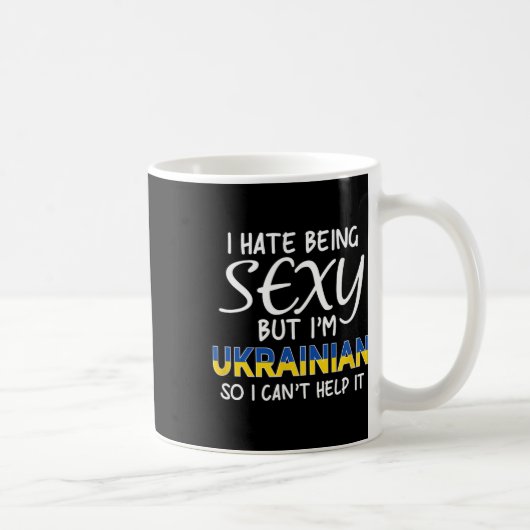 Mug Being Y Ukrainian Funny Ukraine  (Droite)