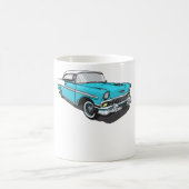 Mug Bel Air de Chevy - bleu (Centre)