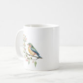 Mug Bel Oiseau Aquarelle (Devant gauche)