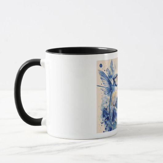 Mug Bel oiseau bleu (Gauche)