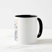 Mug Bel oiseau bleu (Devant droit)