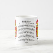 Mug Belcher, origine, signification et la crête (Centre)