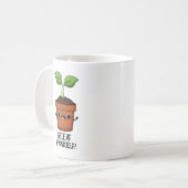 Mug Beleaf Dans Votre Amusant Plante Pun (Devant gauche)