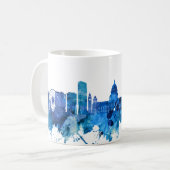 Mug Belfast Northern Ireland Skyline Blue (Devant gauche)