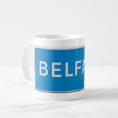 Mug Belfast road sign (Devant gauche)