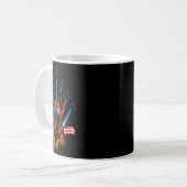 Mug Belge Malinois Fighter Jet Avion Patriotique Do (Devant gauche)