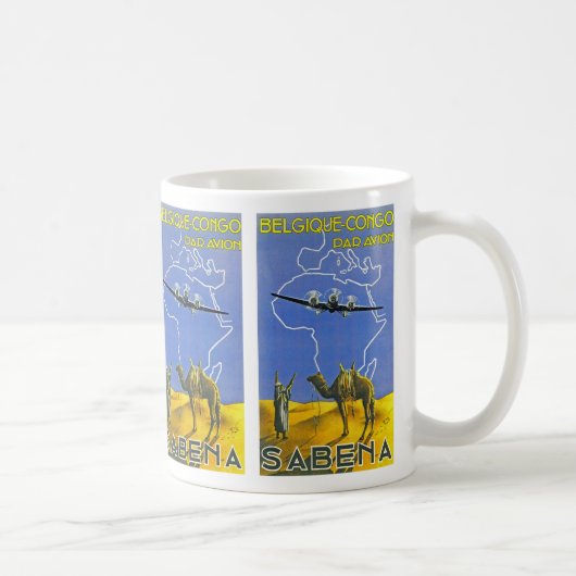 Mug ~ Belgique Congo de Sabena (Droite)