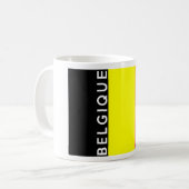 Mug belgique pays français nom du texte (Devant gauche)
