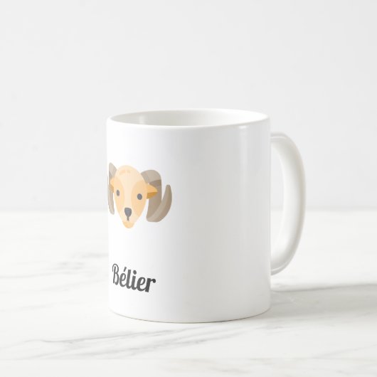 Mug Bélier (Devant droit)