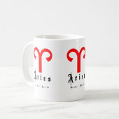 Mug Bélier, 21 mars - 19 avril (Devant gauche)