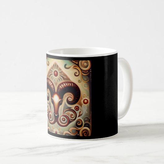 Mug Bélier (3) (Devant droit)