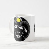 Mug Bélier à baies graphiques avec soleil (Devant gauche)