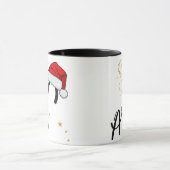 Mug Bélier de Noël Chapeau de Père Noël (Centre)